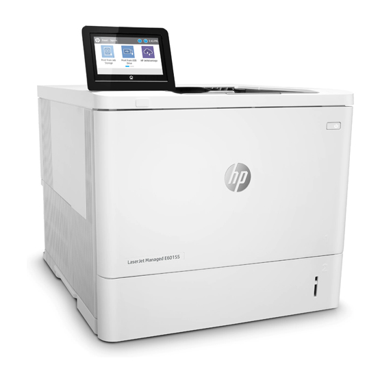 HP LaserJet Managed E60155dn - Vista superior